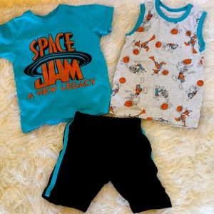 Space Jam 3pc outfit set
